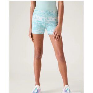 Athleta Girl Short New XL/14 Chit Chat Compression Dance Gymnastic Athletic Bike